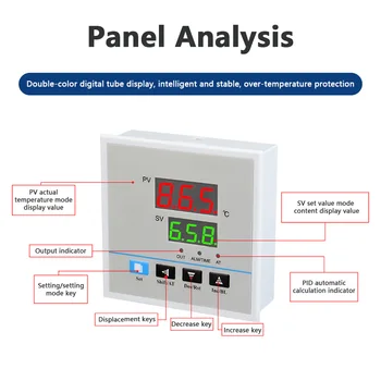 K Tipi E Tipi Sabit Sıcaklık dijital ekran Ayarlanabilir sıcaklık kontrol cihazı 300/600/999 Santigrat Sıcaklık Kontrolü