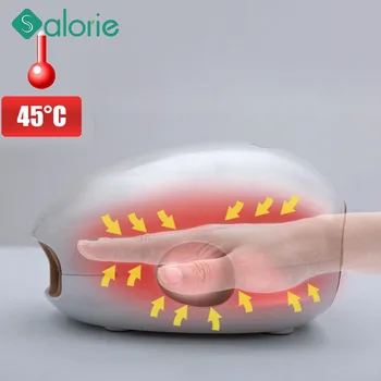 Kablosuz elektrikli el masaj aleti sıkıştırma ısıtma cihazı Palm parmak Akupunktur noktası artrit ve karpal tünel masajı masaj