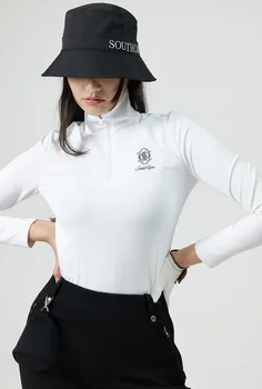 Kadın Golf Kıyafeti 2023 Sonbahar Yeni Kore Yüksek Kaliteli Fanila Moda Spor İnce esneklik En İyi Top kadın Giyim