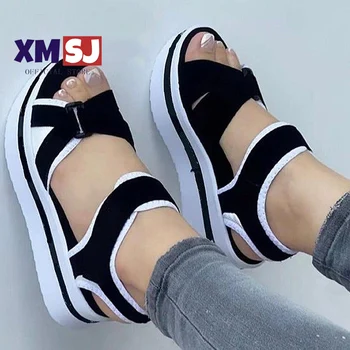 Kadın Sandalet Hafif Kama Topuklu Sandalet Yaz Ayakkabı Kadın platform sandaletler Takozlar Zapatos Mujer Yaz Ayakkabı 2023