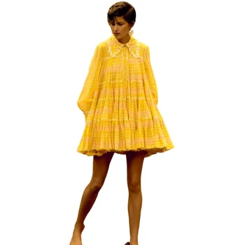 Kadınlar İçin afrika Elbiseler 2023 Yeni Afrika Giysi Dashiki Sarı Baskı Ankara Elbiseler Bazin Geleneksel Elbise Afrika Elbise