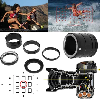 Kamera Adaptör Halkası Makro Uzatma Tüpü Nikon D7200 D7100 D7000 D5500