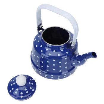 Kamp sobaları emaye su ısıtıcısı mutfak çay ev çaydanlık moda yaratıcı Pot su paslanmaz Çelik Emaye Sevimli