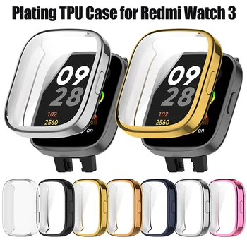 Kaplama TPU Kılıf Redmi için İzle 3 Lite Ekran Koruyucu akıllı saat Aksesuarları Koruyucu Saat Durumda Redmi için İzle 3 aktif