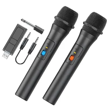 Karaoke Mikrofon El Çok Amaçlı Mikrofon Şarj Edilebilir Alıcı İle Çok Amaçlı Mikrofon Karaoke Makinesi Ve Mikser