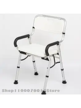 Katlanabilir tuvalet banyo taburesi alüminyum alaşımlı yaşlı banyo sandalyesi banyo duş sandalyesi banyo engelli duş oturağı
