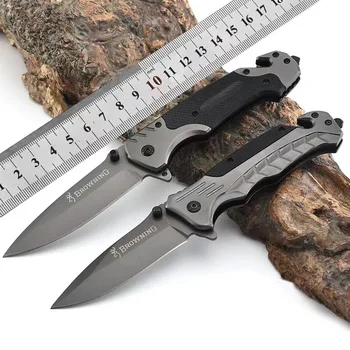 Katlanır Bıçak G10 Kolu Tüm Çelik Taşınabilir Açık Bir Katlanır Bıçak Çok Fonksiyonlu Bıçak Açık Kamp Meyve Bıçağı Çakı