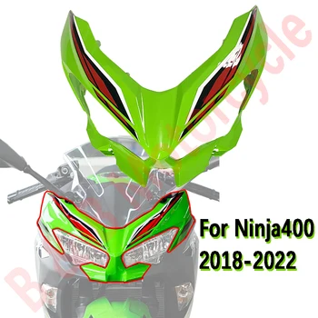 KAWASAKİ Ninja400 Ön Burun Far Kapağı Fairing fit NİNJA 400 2018-2022 için golf sopası kılıfı Fairings set Yeşil