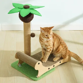 Kedi Tırmalama Tahtası Mobilya Korumak Taşlama Pençe Oyuncaklar Oluklu Kağıt Aşınmaya Dayanıklı Kedi Yuva Kedi plaj sandalyesi