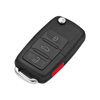 KEYDIY B01-3 + 1 KD Uzaktan Kumanda Araba Anahtarı Evrensel 4 Düğme VW Tarzı KD900 / KD-X2 KD MINI / URG200 Programcı