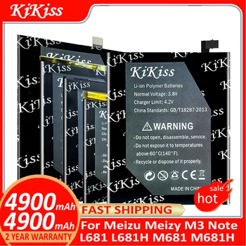 KiKiss Pil İçin Meizu Meizy M3 Not M3Note L681 L681H M681 M681H Batterij + Parça NO