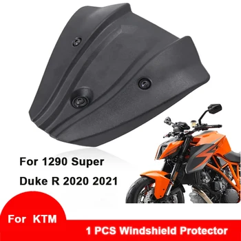KTM 1290 Süper Duke R 2020-2021 için Motosiklet Cam Cam Ekran Far Fairing Kapak Rüzgar Deflector Aksesuarları