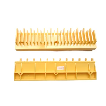 L47332154A Paslanmaz Çelik Basamaklı Dekoratif Şerit 24T Thyssenkrupp Yürüyen Merdiven Parçaları için Kullanın Sarı Plastik Sınır