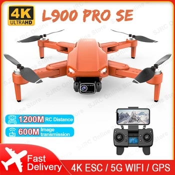 L900 PRO SE Drone 4K Profesyonel GPS FPV Çift HD Kamera İle Drones fırçasız motor 5G WiFi rc dört pervaneli helikopter VS SG108 Pro KF102