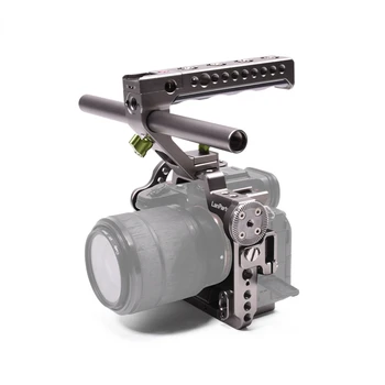 Lanparte fotoğraf ekipmanı alüminyum alaşımlı güvenlik video dslr kamera kafesi kulesi GH4 A7S A7 A7R A7RII A7SII kamera