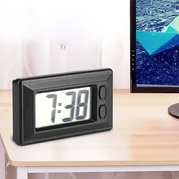 LCD Dijital Masa Araba Dashboard Masası Elektronik Saat Tarih Saat Takvim Ekran