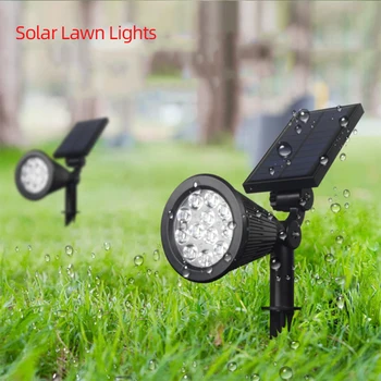 LED güneş lambası açık çim bahçe avlu spot peyzaj dekorasyon ışıklandırma lambası renkli zemin fiş ışık
