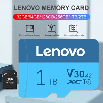 Lenovo Yüksek Hızlı 2TB Mikro TF SD Kart 1TB 512GB 256GB Class10 TF Flash Bellek Kartı 128GB cartao de memoria Nintendo Anahtarı için