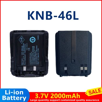 Lityum iyon batarya paketi KNB - 46L için 3.7 V 2000mAh Li-İon TK-3230 TK3230 TK-3238 TK-3230DX İki yönlü Telsiz Walkie Talkie