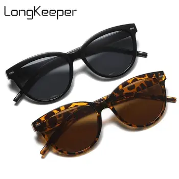 Longkeeper 2023 Yeni Vintage Kedi Göz Güneş Gözlüğü Kadın Erkek Bayanlar güneş gözlüğü Kadın Uv400 Shades Gözlük Gafas De Sol