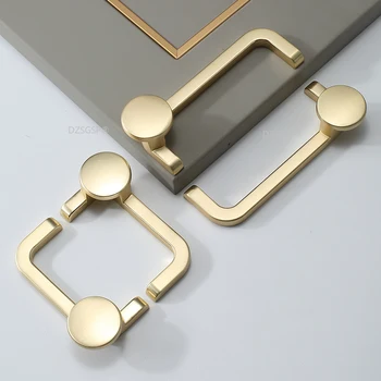Lüks Modern Basit Dolap Banyo dolap kapağı tutacağı Yeni Altın dolap kapağı tutacağı ile Eşleştirilmiş Çekmece çekmece çeker