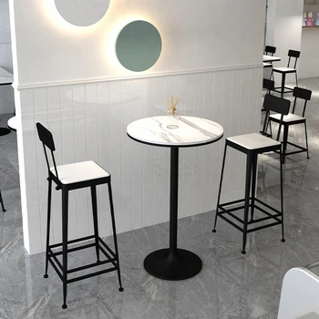 Lüks Tasarımcı bar sandalyesi Döner Modern Salon Metal Minimalist bar sandalyesi Kamp Sillas Para Comedor Ev Bar Mobilyası HDH