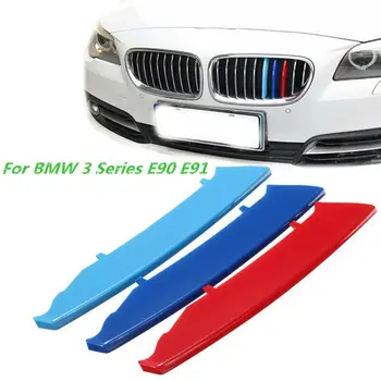 M Spor 3 Renk ızgara Çizgili BMW 3 Serisi İçin E90 2005-2012