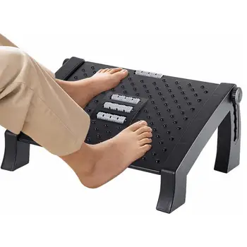 Masa Ayak Taburesi Masanın Altında Footrest Adım Dışkı İstikrarlı Yapı Ayak Desteği Rahatsızlık Giderici Kolay Temizlenebilir Araba Tren İçin
