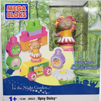 Mega Bloks Gece Bahçe Iggle Piggle Upsy Papatya Makka Pakka Tom Blibe Bebek Yapı Taşı Montaj Oyuncaklar Çocuklar için hediyeler