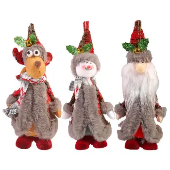 Merry Christmas Süsler DIY Noel Hediyesi Noel Baba Kardan Adam Ağacı Kolye Bebek Asmak Dekorasyon Ev İçin Mutlu Yeni Yıl
