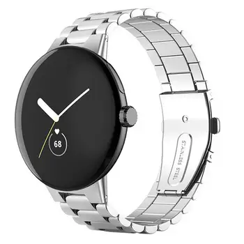Metal Paslanmaz Çelik Bilezik Google Band Smartwatch Watchband Klasik Toka Askısı Aksesuarları