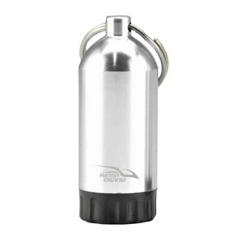 Mini Dalış silindir vana 12 O-ring Seti depolama şişesi Alüminyum Tüplü Dalış Tankı Dalış Anahtarlık Dalış için