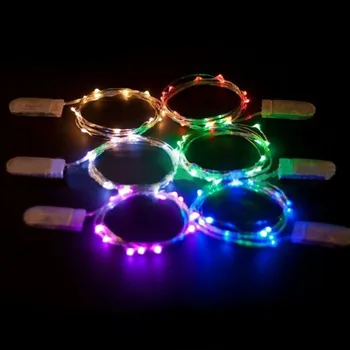 Mini noel ışık bakır tel dize ışık gece lambası LED peri ışık su geçirmez düğün noel Garland parti 1M 2M 3M 5M
