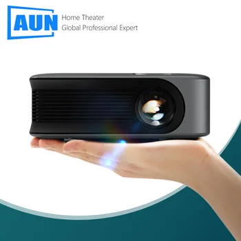 MİNİ Projektör AUN A30 Yükseltilmiş versiyonu 3500 Lümen Ev Sineması Lazer PortableProjectors Sinema Telefonu akıllı tv kutusu 4k Video