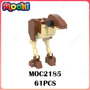 MOC2185 Film Hayvanlar MOC Yapı Taşları Yıldızlararası Kaadu Otobur Karakterler Dekorasyon Modeli Araya Tuğla Oyuncaklar Çocuklar İçin