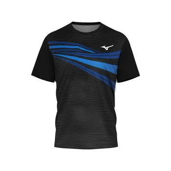 Moda açık alan sporları Kısa Kollu Badminton Spor Tenis Kıyafetleri erkek Nefes T-shirt Ter Emme Bisiklet Giyim