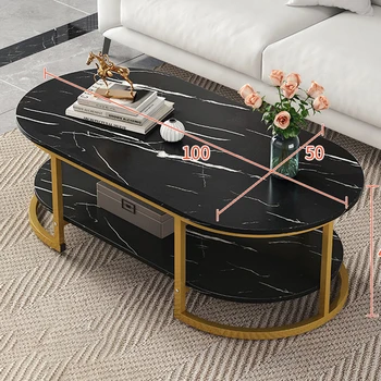 Moda Minimalist çay masası Modern İskandinav Depolama Cam Çok Fonksiyonlu Sehpalar Oturma Odası Ev Couchtisch Süsler