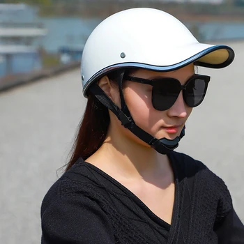 Moda Sürme Güvenli Kask Genişletilmiş Ağız beyzbol şapkası Tarzı Koruma Kask Darbe Direnci Güneş Koruyucu Bisiklet Ekipmanları