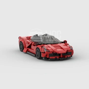 Montaj Yapı Taşı MOC Supercar Hız Serisi Araba Modeli Klasik Oyuncak Yetişkin Toplamak çocuk bulmacaları Hediye İle Uyumlu