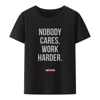 Motivasyon Motivasyon Resim Baskı T-shirt Komik Tee Desen Eğlence Unisex Hipster Camisetas Mujer Streetwear Rahat
