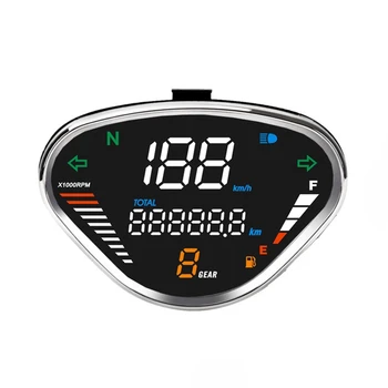 Motosiklet kilometre saati HONDA DAX70 CT50 Jıalıng70 Dijital Metre Lcd Kilometre Kilometre Sayacı Takometre Ekran