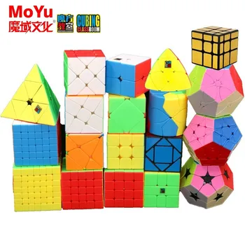 MOYU Magico Cubo 3x3 2x2 4x4 5x5 Bütçe IVY Fisher Eğik Eksen Kare Piramit Hız Küp Sihirli Küp Combo Bulmaca Кубик Рубика Oyuncak