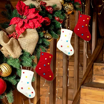 Noel Çorap Noel Ağacı Kolye Süslemeleri Noel Çorap hediye keseleri çocuk Noel Çorap Takılar