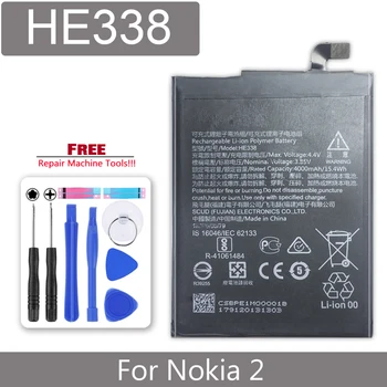 Nokia için pil 2 Nokia2 / Pil modeli HE338 4000 mAh