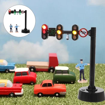 Numarası Oyuncaklar İşaretleri İşareti Yol Mini Model Çocuklar Stop Oyuncaklar Lamba Kız Yenidoğan Playset Essentials Sokak Eğitim Sinyal
