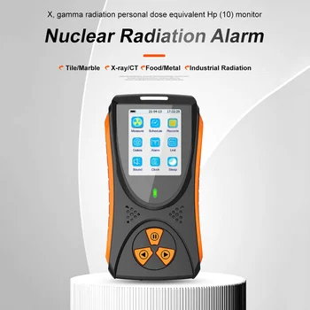 Nükleer radyasyon dedektörü TFT 2.0 renkli ekran Geiger sayacı dozimetre ses ışık alarmı kişisel dozimetre lityum pil