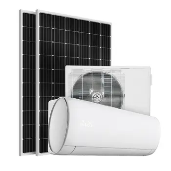 Ofis ve fabrika için 24000Btu AC / DC Izgara Güneş Enerjisi Klima Sistemi