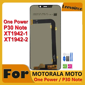 Orijinal Motorola Moto Bir Güç ( P30 Not) XT1942 LCD ekran dokunmatik ekran Digitizer Meclisi Değiştirin Onarım Parçaları