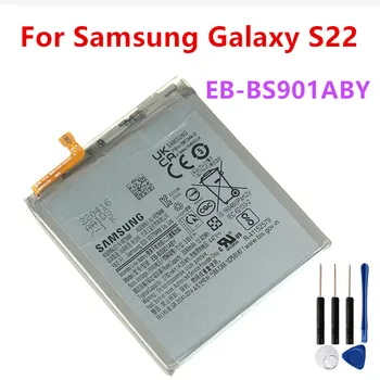 Orijinal Pil EB-BS901ABY Pil Samsung Galaxy S22 Cep Telefonu Pilleri 5000mAh + Ücretsiz Araçlar