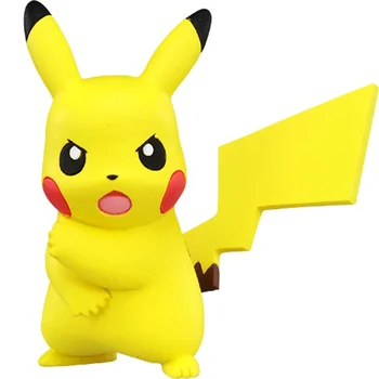 Orijinal Tomy Karikatür Pokemon Pikachu Kawaii Anime Mini Modeli Koleksiyonu Şekil Oyuncaklar Çocuk Hediye için 968559 Ücretsiz Kargo Öğeleri